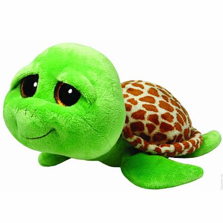 Мягкая игрушка Beanie Boo's - Черепашка Shellby, зеленая, 40 см 
